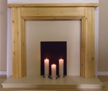 3 Step Pine Fire Surround